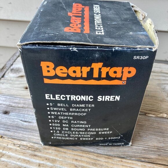 BearTrap SR30P Electronic Siren 12-volt Bear Trap Power Horn Siren WORKS! - Picture 7 of 7